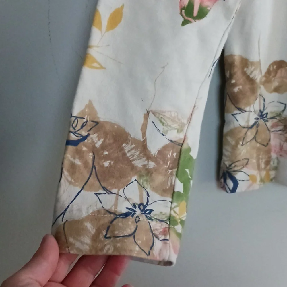 Kate Hill Cotton Zip Up Hoodie Sweatshirt Size PM - Picture 8 of 15